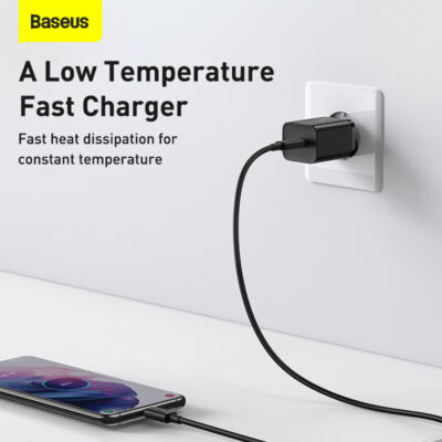 Sạc nhanh hiệu Baseus Super Si 1C 25W EU - Khai phá tối đa tốc độ sạc cho chiếc điện thoại flagship của bạn với củ sạc <strong>Baseus Super Si 1C 25W EU</strong>. Đây là giải pháp năng lượng tối ưu cho các dòng điện thoại Samsung cao cấp, hỗ trợ chuẩn sạc siêu nhanh 25W PPS, giúp nạp đầy pin trong thời gian ngắn nhất. Tích hợp công nghệ SuperSi tiên tiến, củ sạc có kích thước cực kỳ nhỏ gọn, chỉ tương đương củ sạc 5W nhưng mạnh mẽ hơn gấp nhiều lần. Ngoài ra, sản phẩm còn hỗ trợ sạc nhanh PD 20W cho iPhone. An toàn, hiệu quả và siêu di động, <strong>Baseus Super Si 1C 25W EU</strong> là sự nâng cấp hoàn hảo cho trải nghiệm sạc mỗi ngày.