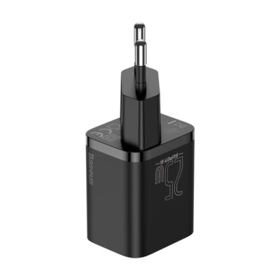 Sạc nhanh hiệu Baseus Super Si 1C 25W EU - Khai phá tối đa tốc độ sạc cho chiếc điện thoại flagship của bạn với củ sạc <strong>Baseus Super Si 1C 25W EU</strong>. Đây là giải pháp năng lượng tối ưu cho các dòng điện thoại Samsung cao cấp, hỗ trợ chuẩn sạc siêu nhanh 25W PPS, giúp nạp đầy pin trong thời gian ngắn nhất. Tích hợp công nghệ SuperSi tiên tiến, củ sạc có kích thước cực kỳ nhỏ gọn, chỉ tương đương củ sạc 5W nhưng mạnh mẽ hơn gấp nhiều lần. Ngoài ra, sản phẩm còn hỗ trợ sạc nhanh PD 20W cho iPhone. An toàn, hiệu quả và siêu di động, <strong>Baseus Super Si 1C 25W EU</strong> là sự nâng cấp hoàn hảo cho trải nghiệm sạc mỗi ngày.
