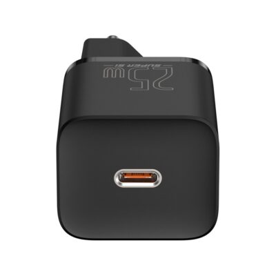 Sạc nhanh hiệu Baseus Super Si 1C 25W EU - Khai phá tối đa tốc độ sạc cho chiếc điện thoại flagship của bạn với củ sạc <strong>Baseus Super Si 1C 25W EU</strong>. Đây là giải pháp năng lượng tối ưu cho các dòng điện thoại Samsung cao cấp, hỗ trợ chuẩn sạc siêu nhanh 25W PPS, giúp nạp đầy pin trong thời gian ngắn nhất. Tích hợp công nghệ SuperSi tiên tiến, củ sạc có kích thước cực kỳ nhỏ gọn, chỉ tương đương củ sạc 5W nhưng mạnh mẽ hơn gấp nhiều lần. Ngoài ra, sản phẩm còn hỗ trợ sạc nhanh PD 20W cho iPhone. An toàn, hiệu quả và siêu di động, <strong>Baseus Super Si 1C 25W EU</strong> là sự nâng cấp hoàn hảo cho trải nghiệm sạc mỗi ngày.