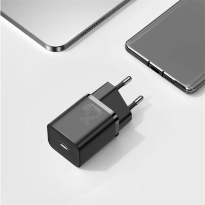 Sạc nhanh hiệu Baseus Super Si 1C 25W EU - Khai phá tối đa tốc độ sạc cho chiếc điện thoại flagship của bạn với củ sạc <strong>Baseus Super Si 1C 25W EU</strong>. Đây là giải pháp năng lượng tối ưu cho các dòng điện thoại Samsung cao cấp, hỗ trợ chuẩn sạc siêu nhanh 25W PPS, giúp nạp đầy pin trong thời gian ngắn nhất. Tích hợp công nghệ SuperSi tiên tiến, củ sạc có kích thước cực kỳ nhỏ gọn, chỉ tương đương củ sạc 5W nhưng mạnh mẽ hơn gấp nhiều lần. Ngoài ra, sản phẩm còn hỗ trợ sạc nhanh PD 20W cho iPhone. An toàn, hiệu quả và siêu di động, <strong>Baseus Super Si 1C 25W EU</strong> là sự nâng cấp hoàn hảo cho trải nghiệm sạc mỗi ngày.