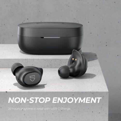 Tai nghe True Wireless SoundPEATS TrueFree 2, In-ear, Driver 6mm, Pin 20H, IPX7, Bluetooth 5.0, Mono Mode - Hình ảnh 3