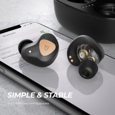 Tai nghe True Wireless SoundPEATS Truengine 3SE, In-ear, Dual Driver 6mm, Pin 30H, IPX5, Bluetooth 5.0, Game Mode, cVc 8.0 - <p dir="ltr" data-pm-slice="1 1 []">Tai nghe <strong>SoundPEATS Truengine 3SE</strong> thiết kế in-ear, dual driver 6mm, âm thanh Hi-Fi với codec aptX/SBC. Pin 6.5H (tai nghe), 30H (với hộp sạc), sạc USB-C. IPX5 chống nước, 4 mic cVc 8.0, Bluetooth 5.0, độ trễ thấp (Game Mode). Điều khiển cảm ứng nhạy. Bảo hành 12 tháng, lý tưởng cho thể thao, nghe nhạc, đàm thoại.</p>