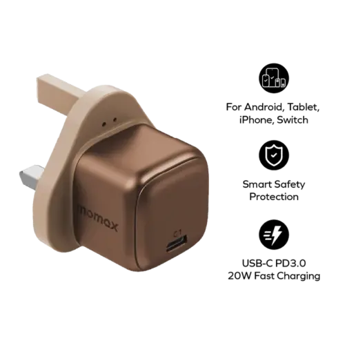 Cốc sạc 1 cổng 20W MOMAX UA8UK - Hình ảnh 3