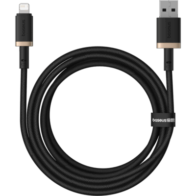 Cáp sạc nhanh hiệu Baseus Dura Series USB to iP 2.4A 2m - Nói lời tạm biệt với những sợi cáp zin mỏng manh và ngắn cũn! Cáp sạc <strong>Baseus Dura Series USB to iP</strong> dài 2m là sự nâng cấp hoàn hảo, mang đến độ bền vượt trội và sự tiện lợi tối đa. Với lớp vỏ bện dù nylon và khớp nối được gia cố đặc biệt, sản phẩm chống gãy gập và chống rối hiệu quả. Hỗ trợ dòng sạc nhanh ổn định 2.4A, sợi cáp đảm bảo nạp năng lượng hiệu quả cho iPhone, iPad của bạn từ các nguồn sạc USB-A thông thường. Chiều dài 2m lý tưởng cho phép bạn thoải mái sử dụng thiết bị ở khoảng cách xa. Hãy đầu tư vào sự bền bỉ với <strong>Baseus Dura Series USB to iP</strong>.