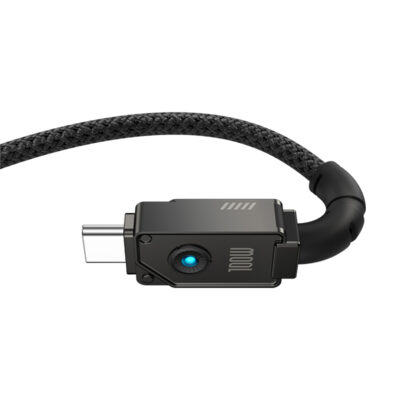 Cáp sạc nhanh hiệu Baseus Unbreakable Series Type-C to Type-C 100W 1m - Nói lời tạm biệt với nỗi ám ảnh mang tên "đứt cáp" với <strong>Baseus Unbreakable Series Type-C to Type-C 100W 1m</strong>. Đây là sợi cáp được chế tác để trường tồn, với lõi gia cố bằng sợi Aramid chống đạn, vỏ bện dù siêu bền và đầu cắm hợp kim kẽm sang trọng. Hỗ trợ công suất sạc nhanh Power Delivery 100W, sợi cáp này có thể nạp đầy năng lượng cho cả MacBook Pro, iPad và các dòng điện thoại Android cao cấp nhất. Tích hợp chip E-Marker thông minh đảm bảo an toàn tuyệt đối cho thiết bị. Hãy đầu tư một lần cho sự bền bỉ và hiệu suất đỉnh cao với <strong>Baseus Unbreakable Series Type-C to Type-C 100W 1m</strong>.