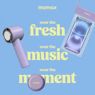 Combo MOMAX (loa, quạt cầm tay, túi đựng điện thoại chống nước) MOMAX BS6HKU, IF15U, SR25U Soda Pop - Đón hè rực rỡ và sảng khoái hơn bao giờ hết với <strong>Combo MOMAX Soda Pop</strong> 3-in-1! Trọn bộ phụ kiện thiết yếu cho mùa hè năng động gồm Loa di động <strong>MOMAX BS6HKU</strong> cho âm nhạc sôi động bất cứ đâu, Quạt cầm tay tốc độ cao <strong>MOMAX IF15U</strong> mang đến làn gió mát lạnh tức thì, và Túi đựng điện thoại chống nước <strong>MOMAX SR25U</strong> bảo vệ đồ dùng khi vui chơi dưới nước hoặc trong điều kiện ẩm ướt. Thiết kế nhỏ gọn, màu sắc trẻ trung, đây là bộ ba hoàn hảo cho mọi hoạt động ngoài trời, du lịch, dã ngoại hay tận hưởng bãi biển. <strong>Combo MOMAX</strong> giúp bạn luôn kết nối, mát mẻ và sẵn sàng cho mọi cuộc phiêu lưu mùa hè.