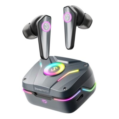 Tai nghe Bluetooth SoundPEATS Cyber Gear, In-ear, Driver 10mm, Pin 26H, IPX4, Bluetooth 5.3, Game Mode 45ms, RGB LED