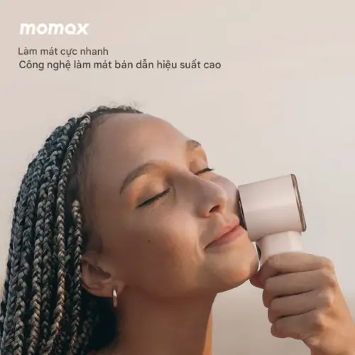 Quạt cầm tay tốc độc cao MOMAX IF18L2 1°Go có tấm làm mát bằng đá - Hình ảnh 7