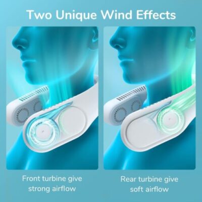 Quạt Đeo Cổ Không Cánh JISULIFE FA12R - Công Nghệ Tuabin Đôi, Pin 4000mAh Dùng 7H, 3 Tốc Độ Gió Mát Lạnh Tức Thì - Hàng Chính Hãng - Giải phóng đôi tay, đánh bay nóng bức mùa hè với quạt đeo cổ không cánh <strong>JISULIFE FA12R</strong>! Sản phẩm là sự kết hợp hoàn hảo giữa thiết kế thời trang và công nghệ làm mát tuabin đôi đột phá, tạo ra luồng gió 360 độ mạnh mẽ mà vẫn êm ái. Với pin dung lượng 4000mAh, quạt cho thời gian sử dụng liên tục lên đến 7 giờ, đồng hành cùng bạn suốt ngày dài. Thiết kế không cánh độc đáo đảm bảo an toàn tuyệt đối, không lo vướng tóc. Trọng lượng siêu nhẹ chỉ 340g và chất liệu silicone thân thiện với da giúp bạn đeo thoải mái cả ngày. Hãy sở hữu ngay <strong>JISULIFE FA12R</strong> để tận hưởng sự mát mẻ, tiện lợi và đẳng cấp mọi lúc mọi nơi!