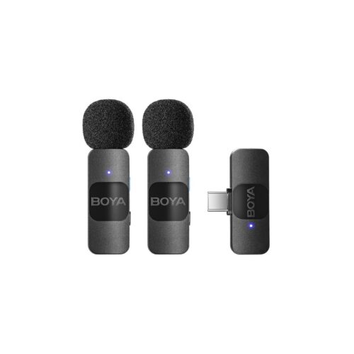 Micro Cài Áo Không Dây BOYA BY-V20 FB196 2in1 Chính Hãng - Hình ảnh 3