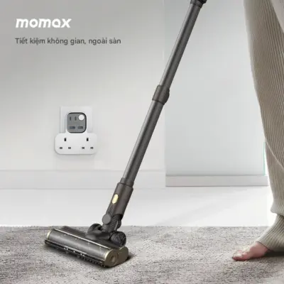 Dây nguồn mở rộng MOMAX US17UKW hình chữ T Charge Work Flow có 2 ổ cắm, 2 cổng USB-A và 2 cổng USB-C - Trải nghiệm giải pháp năng lượng độc đáo và mạnh mẽ cho không gian làm việc của bạn với <strong>Dây nguồn mở rộng MOMAX US17UKW</strong> Charge Flow. Thiết kế hình chữ T sáng tạo, tiết kiệm không gian, tích hợp 2 ổ cắm chuẩn UK cùng 4 cổng sạc USB (2x USB-A, 2x USB-C) công suất cao, cho phép bạn cấp nguồn và sạc đồng thời nhiều loại thiết bị, từ laptop đến điện thoại, máy tính bảng, tai nghe... <strong>MOMAX US17UKW</strong> không chỉ mang đến sự tiện lợi mà còn tích hợp các lớp bảo vệ an toàn hàng đầu. Sở hữu ngay <strong>Dây nguồn mở rộng MOMAX US17UKW</strong> để biến không gian làm việc của bạn trở nên hiệu quả và phong cách hơn.