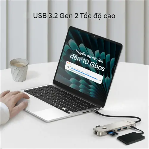 Bộ chuyển đổi đa cổng MOMAX DH19L Hub USB-C 1 liên kết 9 trong 1 - Hình ảnh 7