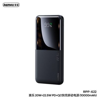 Pin Sạc Dự Phòng REMAX RPP-622 và RPP-623 Cynlle Series, 10000mAh/20000mAh, Sạc Nhanh QC 22.5W/PD 20W