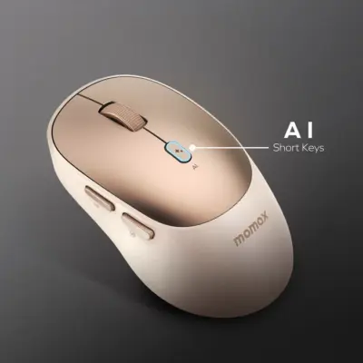 Chuột không dây MOMAX MS02L2 sạc lại được hỗ trợ bởi AI 1-Folio - Nâng cao hiệu suất làm việc và trải nghiệm điều khiển mượt mà với <strong>Chuột không dây MOMAX MS02L2</strong> 1-Folio. Đây là chiếc chuột không dây hiện đại, hỗ trợ sạc lại tiện lợi, giúp bạn loại bỏ sự phụ thuộc vào pin dùng một lần. Điểm nổi bật là khả năng hỗ trợ bởi AI (Trí tuệ nhân tạo), mang đến những tính năng thông minh nâng cao trải nghiệm sử dụng. Thiết kế 1-Folio gọn nhẹ, dễ dàng mang theo bên mình. Độ chính xác cao và khả năng kết nối ổn định biến <strong>MOMAX MS02L2</strong> thành công cụ lý tưởng cho công việc và giải trí. Sở hữu ngay <strong>Chuột không dây MOMAX MS02L2</strong> để trải nghiệm sự khác biệt.