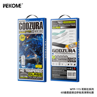 Kính Cường Lực Godzura WTP-115 Trong Suốt, Khung Tự Dán, Cong 6D