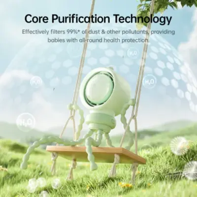 Quạt xe đẩy cho bé JisuLife Life 2 chân bạch tuộc, pin 4000mAh, 11.5 giờ - Mang lại sự thoải mái và an toàn tuyệt đối cho bé yêu trong mọi chuyến đi với quạt kẹp xe đẩy <strong>JisuLife Life 2</strong>. Với thiết kế chân bạch tuộc đa năng độc đáo, quạt có thể bám chắc vào mọi vị trí: xe đẩy, nôi cũi, ghế ô tô. Nan quạt siêu khít đảm bảo an toàn tối đa cho những ngón tay tò mò của bé. Viên pin 4000mAh cung cấp đến 11.5 giờ gió mát êm ái, giúp bé luôn dễ chịu suốt cả ngày dài. Bốn tốc độ gió linh hoạt cùng động cơ không chổi than siêu yên tĩnh, <strong>JisuLife Life 2</strong> chính là người vệ sĩ thầm lặng, bảo vệ bé khỏi cái nóng mùa hè.