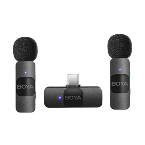 Micro Cài Áo Không Dây BOYA BY-V20 FB196 2in1 Chính Hãng - Hình ảnh 2