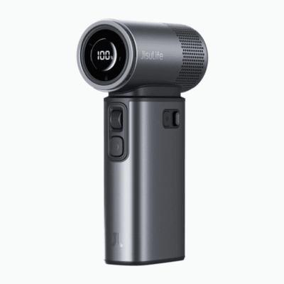 Quạt cầm tay Jisulife Handheld Fan Ultra 2, pin 9.000mAh, 100 mức gió, giảm ồn gấp 3 lần, cảm biến gió 17m/s - Phá vỡ mọi giới hạn của một chiếc quạt mini, <strong>quạt cầm tay Jisulife Handheld Fan Ultra 2</strong> là một siêu phẩm công nghệ dành cho những ai tìm kiếm sự đỉnh cao. Trải nghiệm sức mạnh của một cơn bão di động với tốc độ gió lên đến 17m/s, cùng khả năng tùy chỉnh chính xác 100 mức gió qua màn hình LED thông minh. Viên pin "khủng long" 9.000mAh không chỉ cho thời gian sử dụng bất tận mà còn kiêm luôn chức năng sạc dự phòng. Đặc biệt, công nghệ giảm ồn gấp 3 lần mang đến sự tĩnh lặng đáng kinh ngạc. <strong>Quạt cầm tay Jisulife Handheld Fan Ultra 2</strong> không chỉ làm mát, nó định nghĩa lại trải nghiệm của bạn.