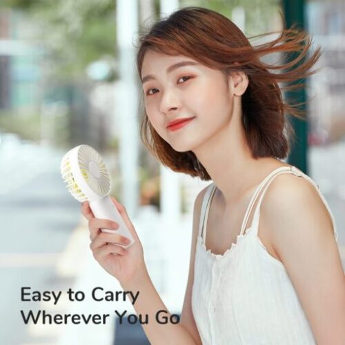 Quạt Cầm Tay Mini JISULIFE FA20X Plus ABS 4000mAh - Sạc Nhanh - Sử Dụng Lên Đến 16H Chính Hãng - Bảo Hành 12 Tháng - Hình ảnh 5
