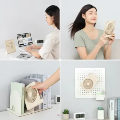 Quạt để bàn mini JISULIFE Life3 FA28 pin 4500mAh, 16 giờ - Nâng tầm không gian làm việc và nghỉ ngơi của bạn với quạt tích điện để bàn <strong>JISULIFE Life3 FA28</strong>. Là sự hòa quyện giữa thiết kế tối giản, hiện đại và công nghệ làm mát tiên tiến, sản phẩm này mang đến làn gió mát mẻ, êm ái cho mọi không gian. Với viên pin "khủng" 4500mAh cho thời gian hoạt động bền bỉ lên đến 16 giờ, bạn hoàn toàn tự do khỏi sự phụ thuộc vào ổ cắm. Động cơ không chổi than siêu êm cùng 4 tốc độ gió linh hoạt đảm bảo sự thoải mái tối đa mà không gây phiền nhiễu. <strong>JISULIFE Life3 FA28</strong> là sự đầu tư thông minh cho một mùa hè sảng khoái và hiệu suất làm việc cao hơn.