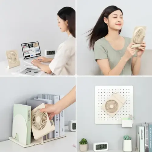 Quạt để bàn mini JISULIFE Life3 FA28 pin 4500mAh, 16 giờ - Hình ảnh 9