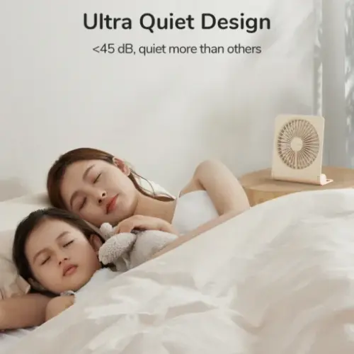 Quạt để bàn mini JISULIFE Life3 FA28 pin 4500mAh, 16 giờ - Hình ảnh 5