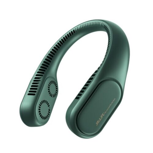 Quạt Đeo Cổ Không Cánh JISULIFE FA12R - Công Nghệ Tuabin Đôi, Pin 4000mAh Dùng 7H, 3 Tốc Độ Gió Mát Lạnh Tức Thì - Hàng Chính Hãng