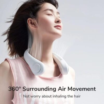 Quạt Đeo Cổ Không Cánh JISULIFE FA14 Siêu Mát 270 Độ - Pin 4000mAh Sử Dụng Lên Đến 16H Chính Hãng - Bảo Hành 12 Tháng - Bạn mệt mỏi với cái nóng mùa hè và sự vướng víu của quạt cầm tay? <strong>Quạt đeo cổ không cánh JISULIFE FA14</strong> là giải pháp làm mát cá nhân hoàn hảo, giúp bạn rảnh tay tận hưởng cuộc sống. Với công nghệ không cánh an toàn tuyệt đối và vùng làm mát rộng 270 độ, sản phẩm mang lại luồng gió mát mẻ, dễ chịu cho toàn bộ vùng cổ và mặt. Viên pin "trâu" 4000mAh cho thời gian sử dụng liên tục lên đến 16 giờ, sẵn sàng đồng hành cùng bạn suốt cả ngày dài. Nhẹ nhàng, thời trang và mạnh mẽ, <strong>quạt đeo cổ không cánh JISULIFE FA14</strong> là người bạn không thể thiếu trong mùa hè này.