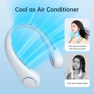 Quạt Đeo Cổ Không Cánh JISULIFE FA14 Siêu Mát 270 Độ - Pin 4000mAh Sử Dụng Lên Đến 16H Chính Hãng - Bảo Hành 12 Tháng - Bạn mệt mỏi với cái nóng mùa hè và sự vướng víu của quạt cầm tay? <strong>Quạt đeo cổ không cánh JISULIFE FA14</strong> là giải pháp làm mát cá nhân hoàn hảo, giúp bạn rảnh tay tận hưởng cuộc sống. Với công nghệ không cánh an toàn tuyệt đối và vùng làm mát rộng 270 độ, sản phẩm mang lại luồng gió mát mẻ, dễ chịu cho toàn bộ vùng cổ và mặt. Viên pin "trâu" 4000mAh cho thời gian sử dụng liên tục lên đến 16 giờ, sẵn sàng đồng hành cùng bạn suốt cả ngày dài. Nhẹ nhàng, thời trang và mạnh mẽ, <strong>quạt đeo cổ không cánh JISULIFE FA14</strong> là người bạn không thể thiếu trong mùa hè này.