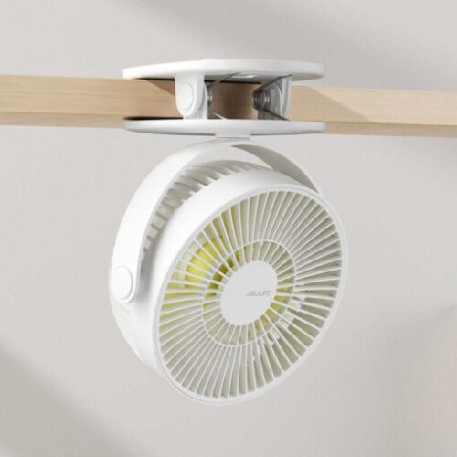 Quạt kẹp bàn mini Jisulife FA18S xoay 360, 4 tốc độ gió - Hình ảnh 4