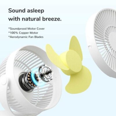 Quạt kẹp bàn mini Jisulife FA18S xoay 360, 4 tốc độ gió - Tối ưu không gian làm việc và tận hưởng làn gió mát mẻ với quạt kẹp bàn mini đa năng <strong>Jisulife FA18S</strong>. Với thiết kế kẹp thông minh, bạn có thể dễ dàng gắn quạt vào thành bàn, màn hình máy tính, kệ sách hay để đứng độc lập. Sản phẩm nổi bật với 4 cấp độ gió, bao gồm chế độ gió tự nhiên độc đáo, mang lại cảm giác thư thái. Pin dung lượng 4000mAh cho thời gian sử dụng lên đến 15 giờ, cùng khả năng xoay 360° linh hoạt giúp làm mát mọi góc cạnh bạn muốn. Vận hành siêu êm ái, <strong>Jisulife FA18S</strong> là giải pháp làm mát cá nhân hoàn hảo cho văn phòng, góc học tập và phòng ngủ.