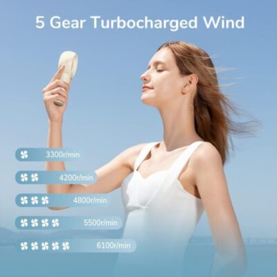 Quạt Cầm Tay Mini JISULIFE FA43 Siêu Mát - Sạc Nhanh - 4000mAh Sử Dụng 6H-12H Chính Hãng - Bảo Hành 12 Tháng - Đánh bay cơn nóng mùa hè chỉ trong tích tắc với <strong>quạt cầm tay mini JISULIFE FA43</strong>! Đây là chiếc quạt được thiết kế để mang lại luồng gió mạnh mẽ và tập trung nhờ công nghệ cánh quạt tua bin độc đáo, cho cảm giác "siêu mát" vượt trội. Với viên pin 4000mAh bền bỉ, quạt có thể hoạt động liên tục từ 6 đến 12 giờ, đồng hành cùng bạn suốt ngày dài. Công nghệ sạc nhanh tiên tiến giúp bạn tiết kiệm thời gian chờ đợi. Nhỏ gọn, mạnh mẽ và thời trang, <strong>quạt cầm tay mini JISULIFE FA43</strong> là lựa chọn hoàn hảo để bạn luôn sảng khoái và năng động trong mọi hoạt động.
