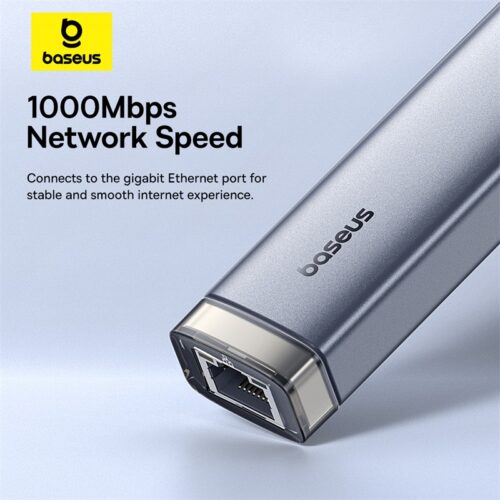 Thiết bị mở rộng hiệu Baseus UltraJoy Series 6-Port HUB AIR (TYPE-C TO 1 HDMI 4K@30HZ + 2 USB 3.0 + 1 USB 2.0 + 1 TYPE-C 3.0 + 1 PD) - Hình ảnh 6