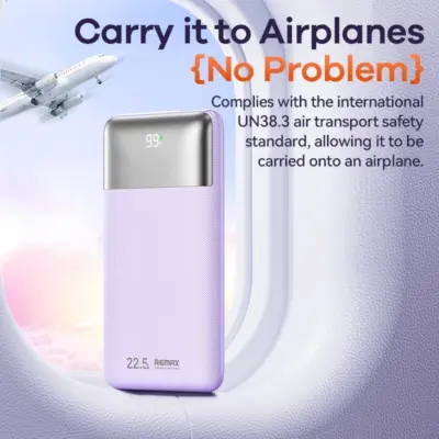 Pin Sạc Dự Phòng REMAX RPP-5, 10000mAh, Sạc Nhanh QC 22.5W/PD 20W, Cổng Input Lightning, Siêu Mỏng Nhẹ - <p dir="ltr" data-pm-slice="1 1 []">Pin sạc dự phòng REMAX <strong>RPP-5</strong>, 10000mAh, hỗ trợ sạc nhanh QC 22.5W/PD 20W, cổng input Lightning/Type-C. Vỏ ABS+PC chống cháy, siêu mỏng 127.8x68x17.7mm, trọng lượng 200g. Màn hình LED hiển thị % pin, 3 cổng (USB-A, Type-C, Lightning). Sạc 2 thiết bị cùng lúc, an toàn 9 lớp bảo vệ. Bảo hành 12 tháng, lý tưởng du lịch, công việc.</p>