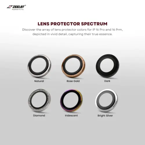 Miếng Dán Cường Lực Camera ZEELOT PIshield cho iPhone 16/16 Plus/16 Pro/16 Pro Max - Hình ảnh 7