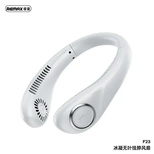 Quạt Đeo Cổ Remax F23, Gió Mạnh, Hoạt Động Êm, Kiểu Dáng Thời Trang, Pin 2000mAh - Hình ảnh 5