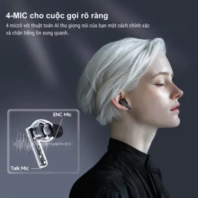 Tai nghe True Wireless QCY MeloBuds Neo, LED Hiển Thị Pin, Bluetooth 5.3, 24H Playtime, 68ms Low Latency - Tai nghe <strong>QCY MeloBuds Neo</strong> với công nghệ <strong>QCY MeloBuds Neo</strong>, thiết kế trong suốt cyberpunk, LED hiển thị pin, driver 10mm cho âm thanh sống động. Bluetooth 5.3, độ trễ 68ms, ENC 4 mic đảm bảo cuộc gọi rõ nét. Pin 24 giờ, IPX5 chống nước, 9 chế độ EQ qua app.