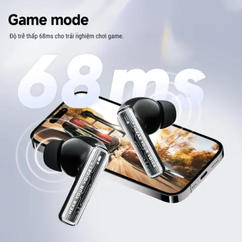 Tai nghe True Wireless QCY MeloBuds Neo, LED Hiển Thị Pin, Bluetooth 5.3, 24H Playtime, 68ms Low Latency - Hình ảnh 7