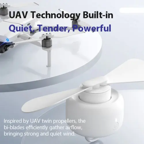 Quạt trần Jisulife FA16, pin 8.000mAh, 4 mức độ gió, động cơ không chổi than giảm tiếng ồn, hiệu suất cao - Hình ảnh 7