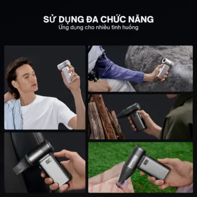 Quạt cầm tay Jisulife Handheld Fan Ultra 2, pin 9.000mAh, 100 mức gió, giảm ồn gấp 3 lần, cảm biến gió 17m/s - Phá vỡ mọi giới hạn của một chiếc quạt mini, <strong>quạt cầm tay Jisulife Handheld Fan Ultra 2</strong> là một siêu phẩm công nghệ dành cho những ai tìm kiếm sự đỉnh cao. Trải nghiệm sức mạnh của một cơn bão di động với tốc độ gió lên đến 17m/s, cùng khả năng tùy chỉnh chính xác 100 mức gió qua màn hình LED thông minh. Viên pin "khủng long" 9.000mAh không chỉ cho thời gian sử dụng bất tận mà còn kiêm luôn chức năng sạc dự phòng. Đặc biệt, công nghệ giảm ồn gấp 3 lần mang đến sự tĩnh lặng đáng kinh ngạc. <strong>Quạt cầm tay Jisulife Handheld Fan Ultra 2</strong> không chỉ làm mát, nó định nghĩa lại trải nghiệm của bạn.