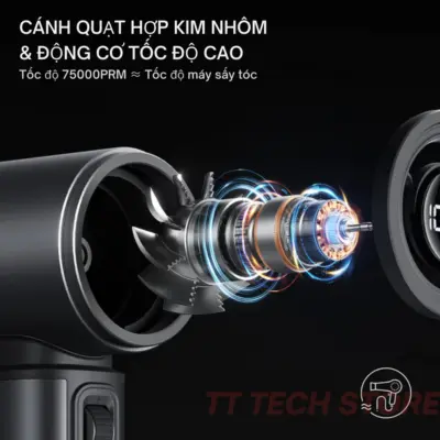Quạt cầm tay Jisulife Handheld Fan Ultra 2, pin 9.000mAh, 100 mức gió, giảm ồn gấp 3 lần, cảm biến gió 17m/s - Phá vỡ mọi giới hạn của một chiếc quạt mini, <strong>quạt cầm tay Jisulife Handheld Fan Ultra 2</strong> là một siêu phẩm công nghệ dành cho những ai tìm kiếm sự đỉnh cao. Trải nghiệm sức mạnh của một cơn bão di động với tốc độ gió lên đến 17m/s, cùng khả năng tùy chỉnh chính xác 100 mức gió qua màn hình LED thông minh. Viên pin "khủng long" 9.000mAh không chỉ cho thời gian sử dụng bất tận mà còn kiêm luôn chức năng sạc dự phòng. Đặc biệt, công nghệ giảm ồn gấp 3 lần mang đến sự tĩnh lặng đáng kinh ngạc. <strong>Quạt cầm tay Jisulife Handheld Fan Ultra 2</strong> không chỉ làm mát, nó định nghĩa lại trải nghiệm của bạn.