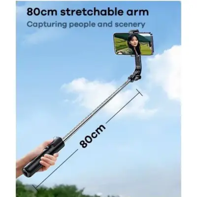 Gậy Chụp Ảnh Tripod REMAX P16, Dài 0.8m, Thiết Kế Mini, Xoay 360°, Remote Bluetooth - <p dir="ltr" data-pm-slice="1 1 []">Gậy chụp ảnh REMAX <strong>P16</strong> tích hợp tripod 3 chân, dài tối đa 0.8m, thiết kế mini, remote Bluetooth điều khiển từ xa 10m. Chất liệu ABS + hợp kim nhôm, trọng lượng 160g, xoay 360°. Tương thích Android 4.4+, iOS 5.1+. Pin remote 50mAh, sạc 1h, dùng 8h. Bảo hành 12 tháng, lý tưởng chụp ảnh, quay video, livestream.</p>