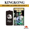 Kính Cường Lực Nhám KINGKONG KK-77 Chống Vân Tay, Tối Ưu Chơi Game - <p dir="ltr" data-pm-slice="1 1 []">Kính cường lực KINGKONG <strong>KK-86</strong>, siêu mỏng 0.33mm, full màn hình, trong suốt Full HD, phủ nano chống vân tay, dầu, nước. Độ cứng 9H, bảo vệ màn hình iPhone khỏi va đập, trầy xước. Khung tự dán, dán dễ, không bọt khí, cảm ứng mượt. Lý tưởng cho iPhone, giữ hiển thị sắc nét, thẩm mỹ cao.</p>