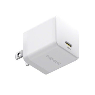 Sạc nhanh hiệu Baseus Palm 1C 20W US - Trải nghiệm tốc độ sạc vượt trội trong một thiết kế nhỏ gọn đến không ngờ với củ sạc <strong>Baseus Palm 1C 20W US</strong>. Sử dụng công nghệ bán dẫn SuperSi tiên tiến, củ sạc này mang đến công suất Power Delivery 20W mạnh mẽ, có khả năng sạc đầy 60% pin cho iPhone chỉ trong 30 phút. Với kích thước chỉ nằm gọn trong lòng bàn tay, sản phẩm là người bạn đồng hành lý tưởng cho những chuyến đi, giúp tiết kiệm không gian mà không hy sinh hiệu suất. Tích hợp chip thông minh bảo vệ an toàn cho thiết bị, <strong>Baseus Palm 1C 20W US</strong> là sự nâng cấp hoàn hảo để thay thế cho củ sạc 5W cũ kỹ, mang lại trải nghiệm sạc nhanh chóng và an toàn.