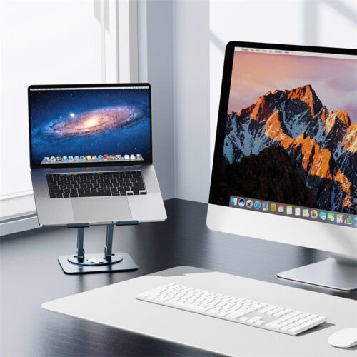 Giá đỡ Laptop hiệu Baseus UltraStable Pro Series Rotatable and Foldable Space Grey - Hình ảnh 7
