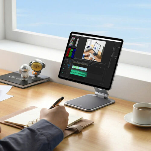 Giá đỡ Tablet hiệu Baseus MagStable Series Magnetic for Pad 12.9'' Space Grey - Hình ảnh 8