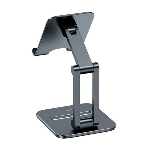 Giá Đỡ Điện Thoại/iPad Baseus Desktop Biaxial Foldable Metal Stand - Trục Kép, Gấp Gọn, Hợp Kim Nhôm Chống Mỏi Cổ - Hình ảnh 4