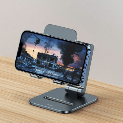 Giá Đỡ Điện Thoại/iPad Baseus Desktop Biaxial Foldable Metal Stand - Trục Kép, Gấp Gọn, Hợp Kim Nhôm Chống Mỏi Cổ - Nâng tầm không gian làm việc của bạn và bảo vệ sức khỏe với giá đỡ đa năng <strong>Baseus Desktop Biaxial Foldable Metal Stand</strong>. Được chế tác từ hợp kim nhôm nguyên khối sang trọng, sản phẩm mang lại sự vững chắc tuyệt đối cho cả điện thoại và máy tính bảng. Thiết kế trục kép (biaxial) thông minh cho phép bạn tùy chỉnh vô hạn độ cao và góc nhìn, giúp nâng màn hình ngang tầm mắt, cải thiện tư thế và chống mỏi cổ vai gáy hiệu quả. Khi không sử dụng, giá đỡ có thể gập gọn hoàn toàn, dễ dàng mang theo mọi lúc mọi nơi. Hãy đầu tư vào sự thoải mái và chuyên nghiệp với <strong>Baseus Desktop Biaxial Foldable Metal Stand</strong>.