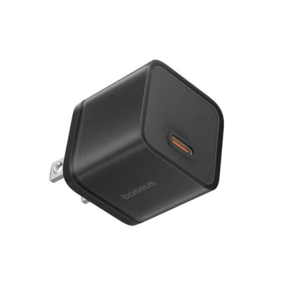 Sạc nhanh hiệu Baseus GaN5S 1C 20W US - Trải nghiệm tốc độ sạc vượt trội trong một thiết kế nhỏ gọn đến không ngờ với củ sạc <strong>Baseus GaN5S 1C 20W US</strong>. Tích hợp công nghệ GaN5S tiên tiến nhất, củ sạc này mang đến công suất Power Delivery 20W mạnh mẽ, có khả năng sạc đầy 60% pin cho iPhone chỉ trong 30 phút. Với kích thước chỉ tương đương một đồng xu, sản phẩm là người bạn đồng hành lý tưởng cho những chuyến đi, giúp tiết kiệm không gian mà không hy sinh hiệu suất. Tích hợp chip thông minh bảo vệ an toàn cho thiết bị, <strong>Baseus GaN5S 1C 20W US</strong> là sự nâng cấp hoàn hảo để thay thế cho củ sạc 5W cũ kỹ, mang lại trải nghiệm sạc nhanh chóng và an toàn.