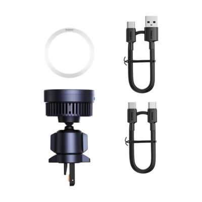 Đế giữ điện thoại kiêm sạc không dây từ tính trên xe hơi hiệu Baseus MagPro Series Air Vent Version 15W Qi2.0 - Trải nghiệm sự tiện lợi và tốc độ sạc đỉnh cao trên xe hơi với <strong>Baseus MagPro Series Air Vent Version 15W Qi2.0</strong>. Đây là giải pháp hoàn hảo cho người dùng iPhone, được chứng nhận chuẩn Qi2 mới nhất, mang đến công suất sạc không dây 15W thực thụ, nhanh gấp đôi so với các loại sạc MagSafe thông thường. Lực hút từ tính "MagPro" cực mạnh giữ chặt điện thoại của bạn trên mọi cung đường, trong khi ngàm kẹp cửa gió thế hệ mới đảm bảo sự ổn định tuyệt đối. Với thiết kế sang trọng và khả năng xoay 360 độ, <strong>Baseus MagPro Series Air Vent Version 15W Qi2.0</strong> không chỉ là một phụ kiện, mà là một sự nâng cấp đẳng cấp cho chiếc xe của bạn.